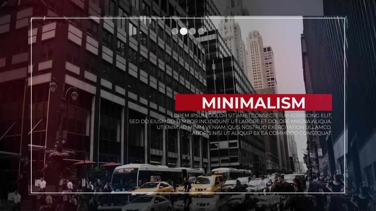 时尚干净现代宣传介绍素材库精选AE模板