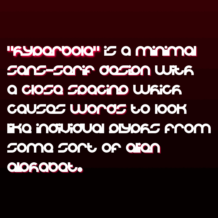 Hyperbole font插图1 Hyperbole font插图1