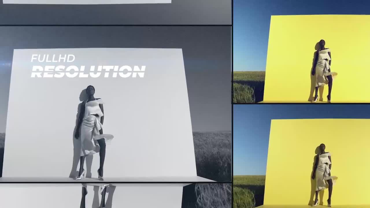 分屏效果动态开场白动画素材库推荐PR模板