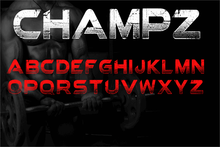 Champz DEMO font插图
