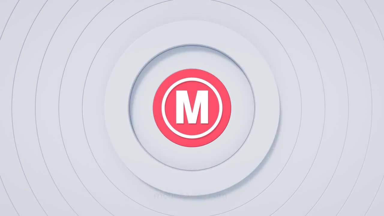 简约动态广告logo展示素材库精选AE模板