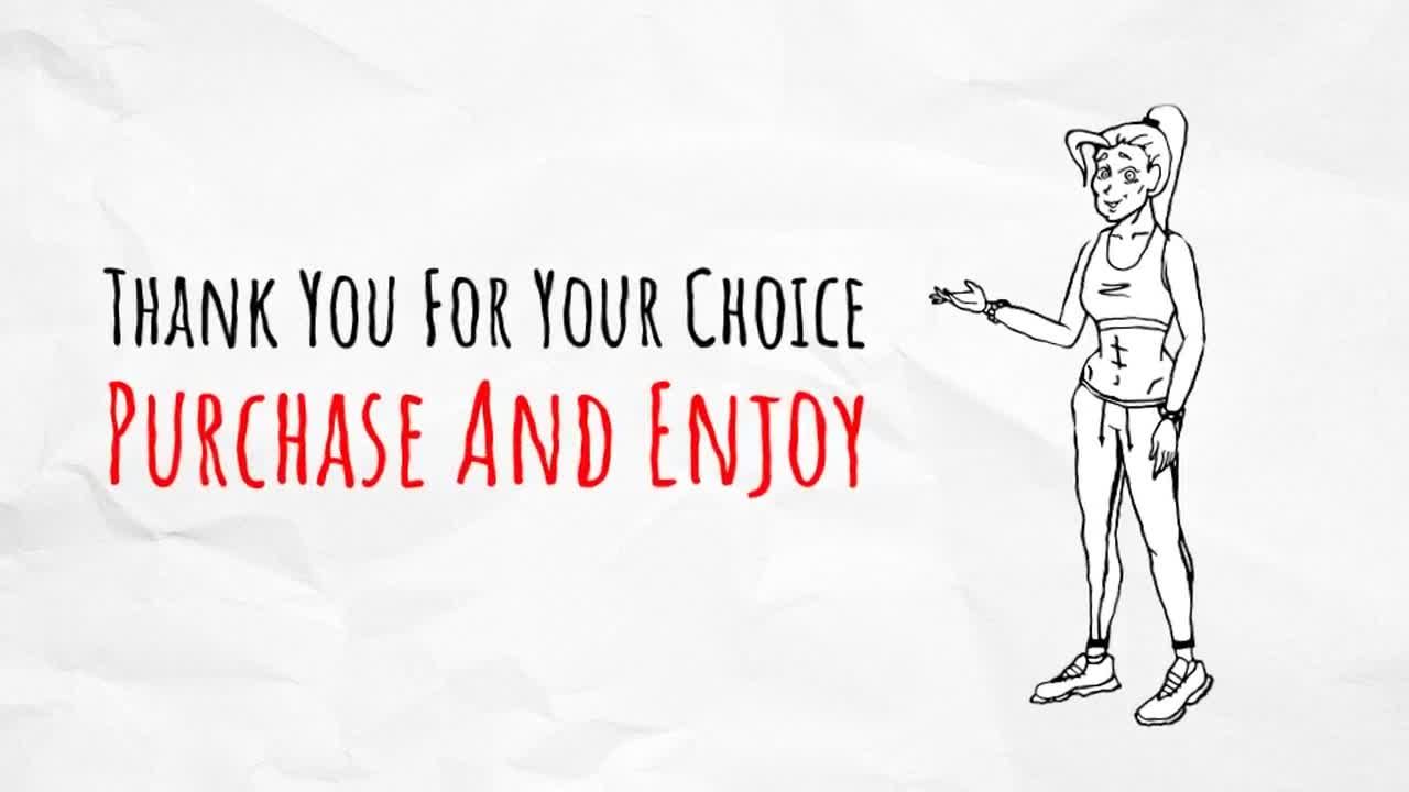 卡通女性动画角色解说员商业介绍素材库精选AE模板