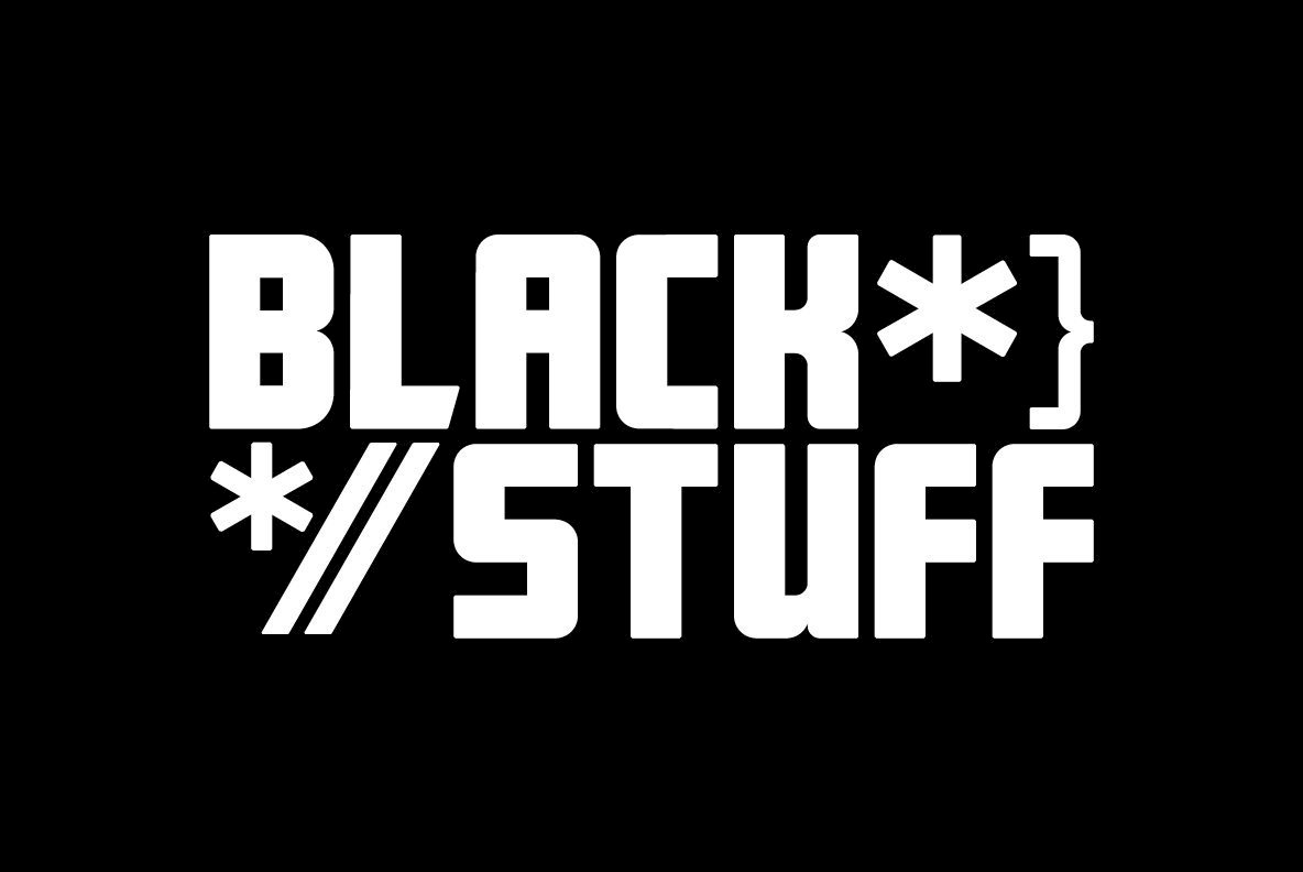 Black Stuff Font素材之家精选英文字体