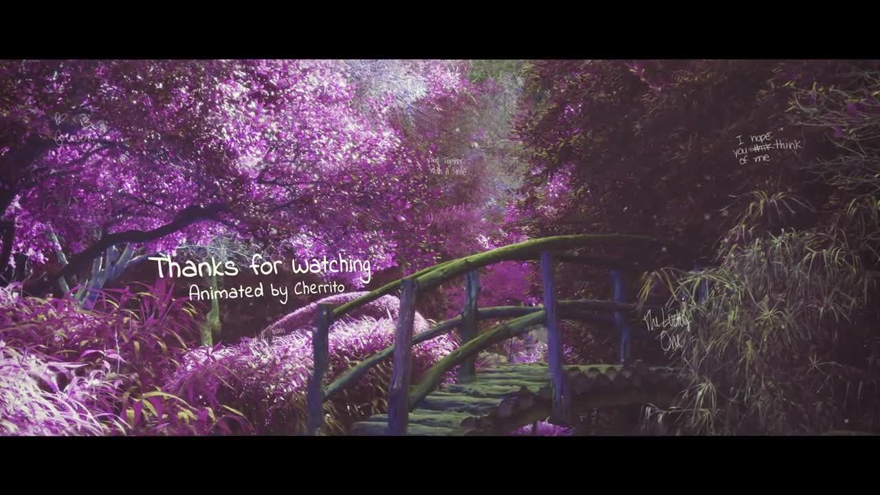 浪漫视差文字动画幻灯片素材库精选AE模板