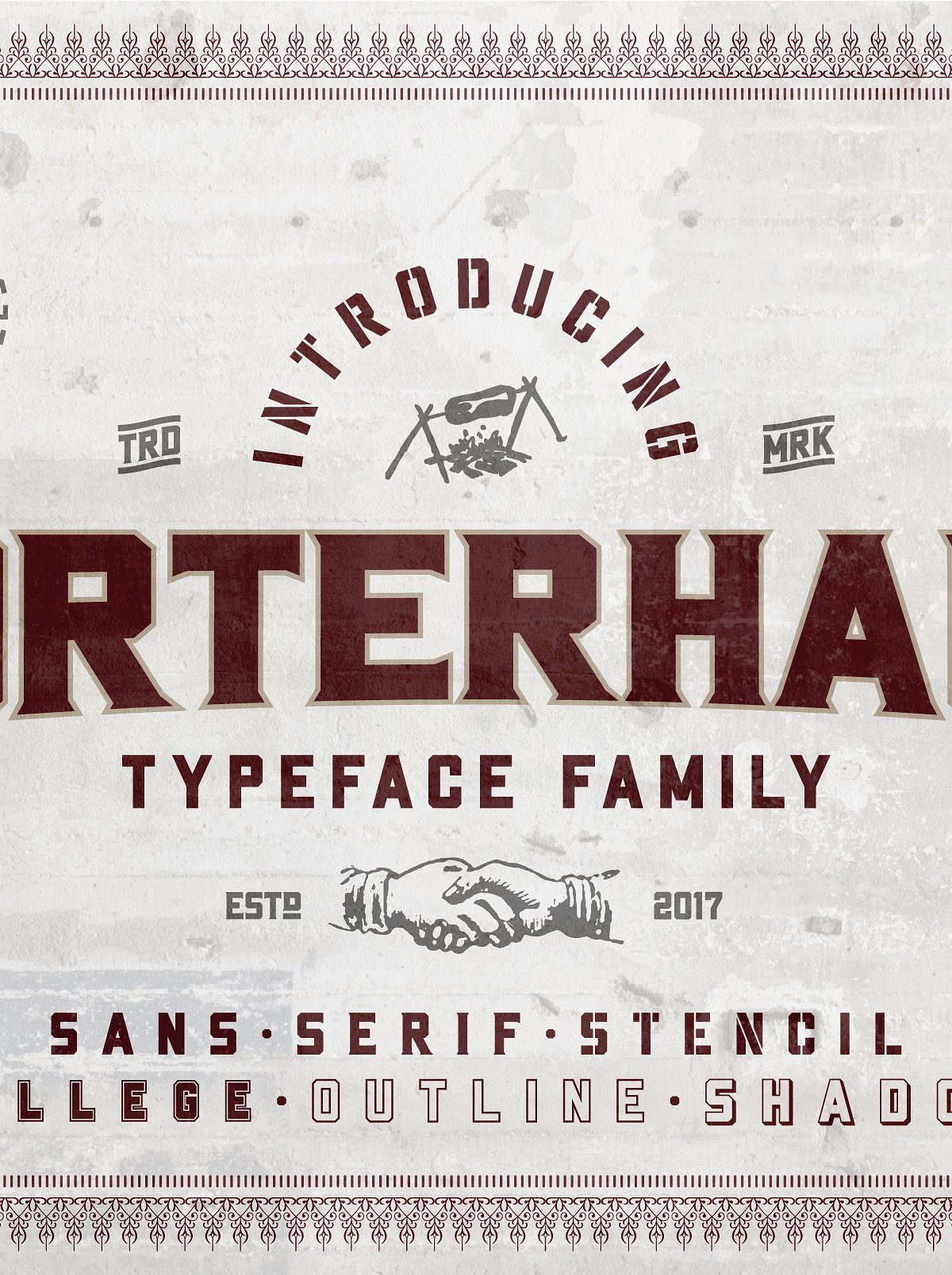 Porterhaus Typeface Font素材之家精选英文字体