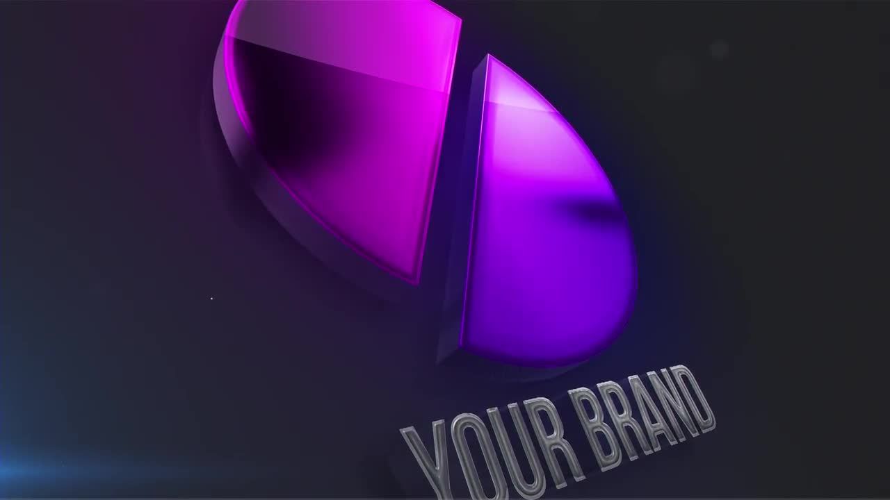 专业设计动画简约徽标素材库精选AE模板