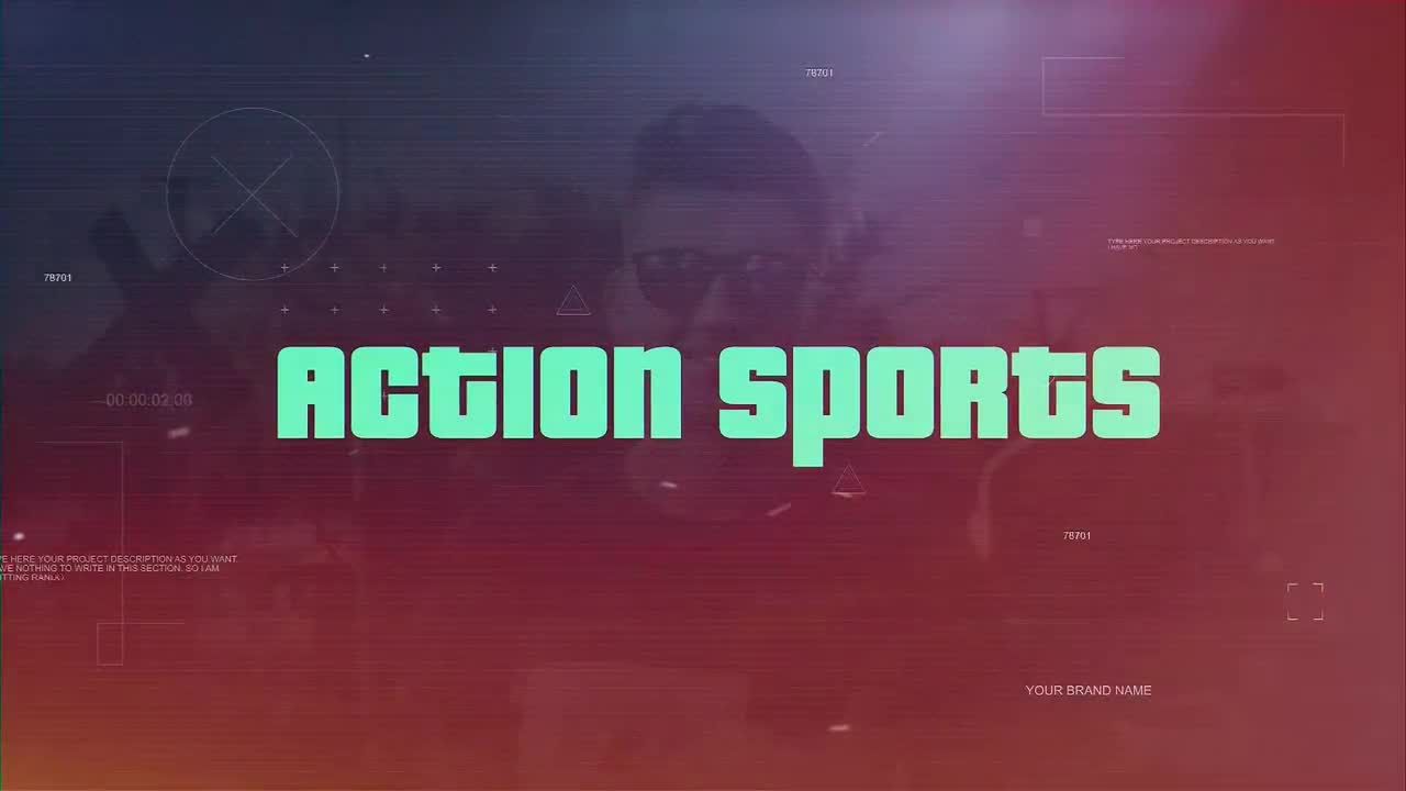 体育运动开场视频素材库精选AE模板