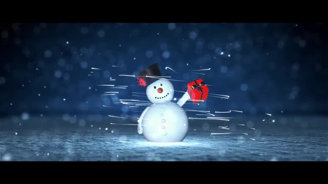 圣诞节标志展示素材库精选AE模板