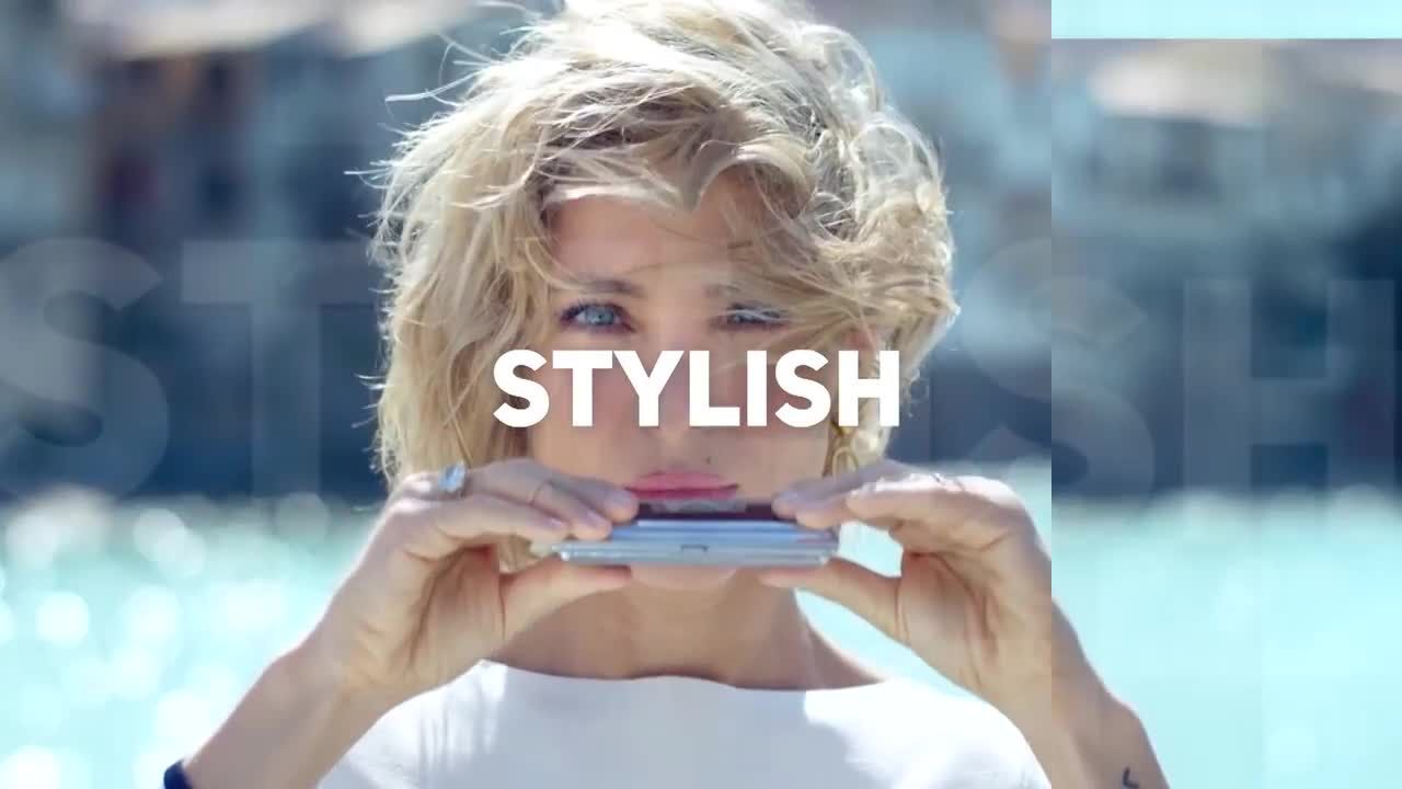 多彩的闪屏快速过渡Pr模板