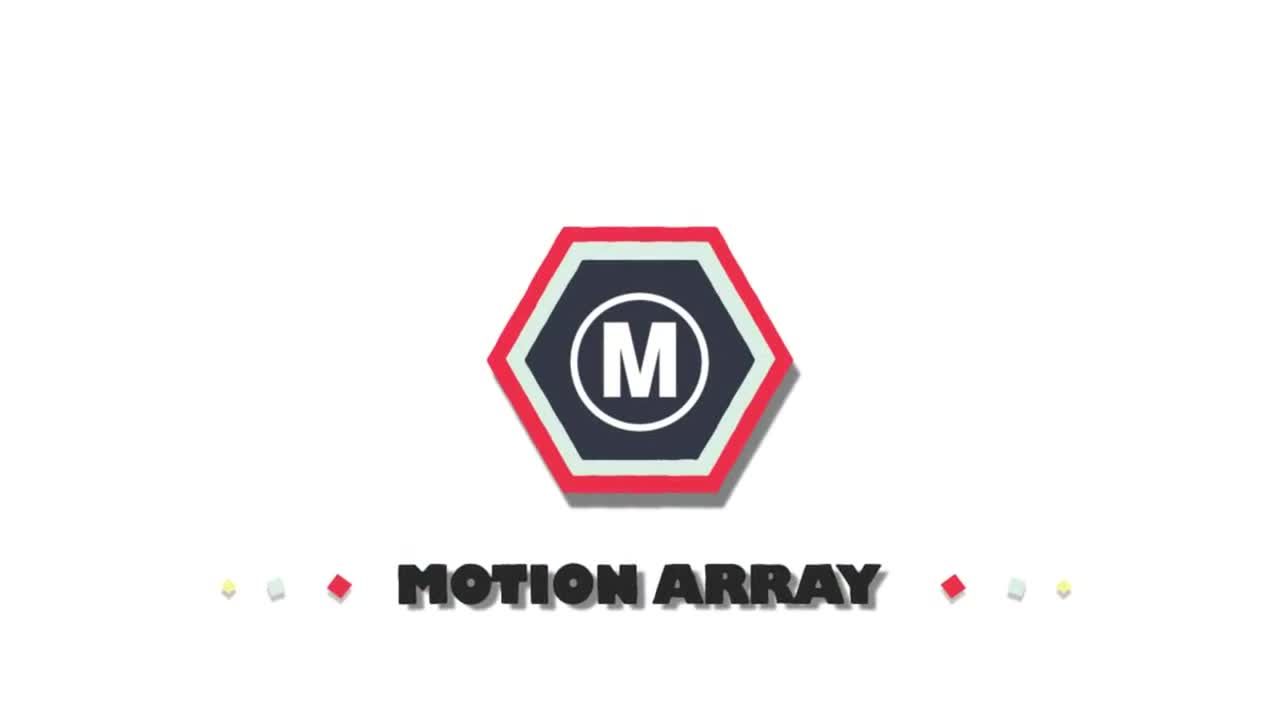 明亮动态动画线条Logo展示素材库精选AE模板