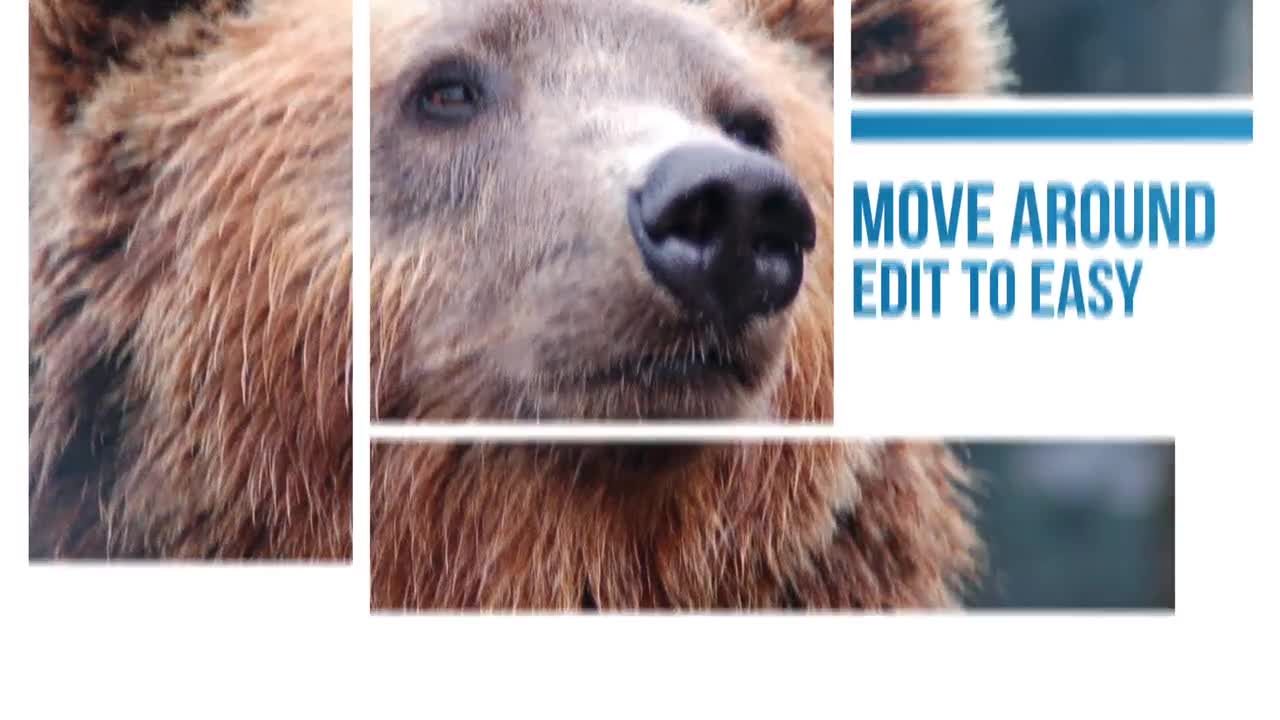 照片媒体幻灯片素材库精选AE模板