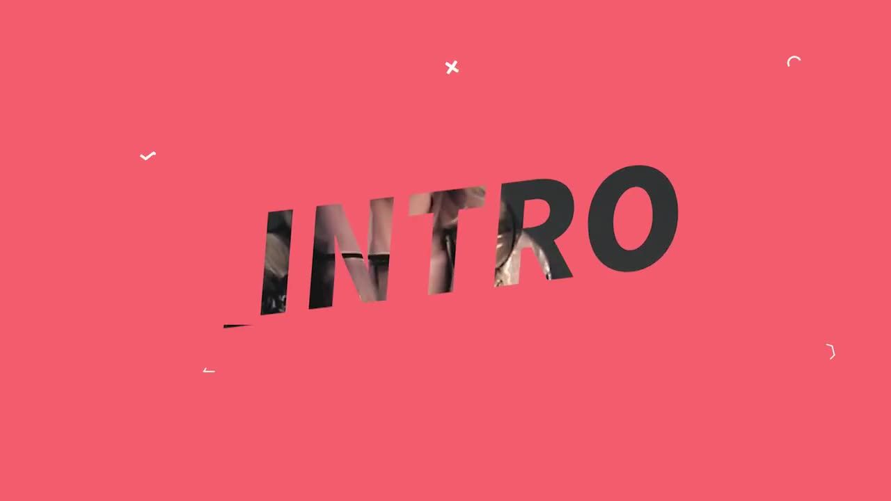 不同颜色背景的动态活力开场Pr模板