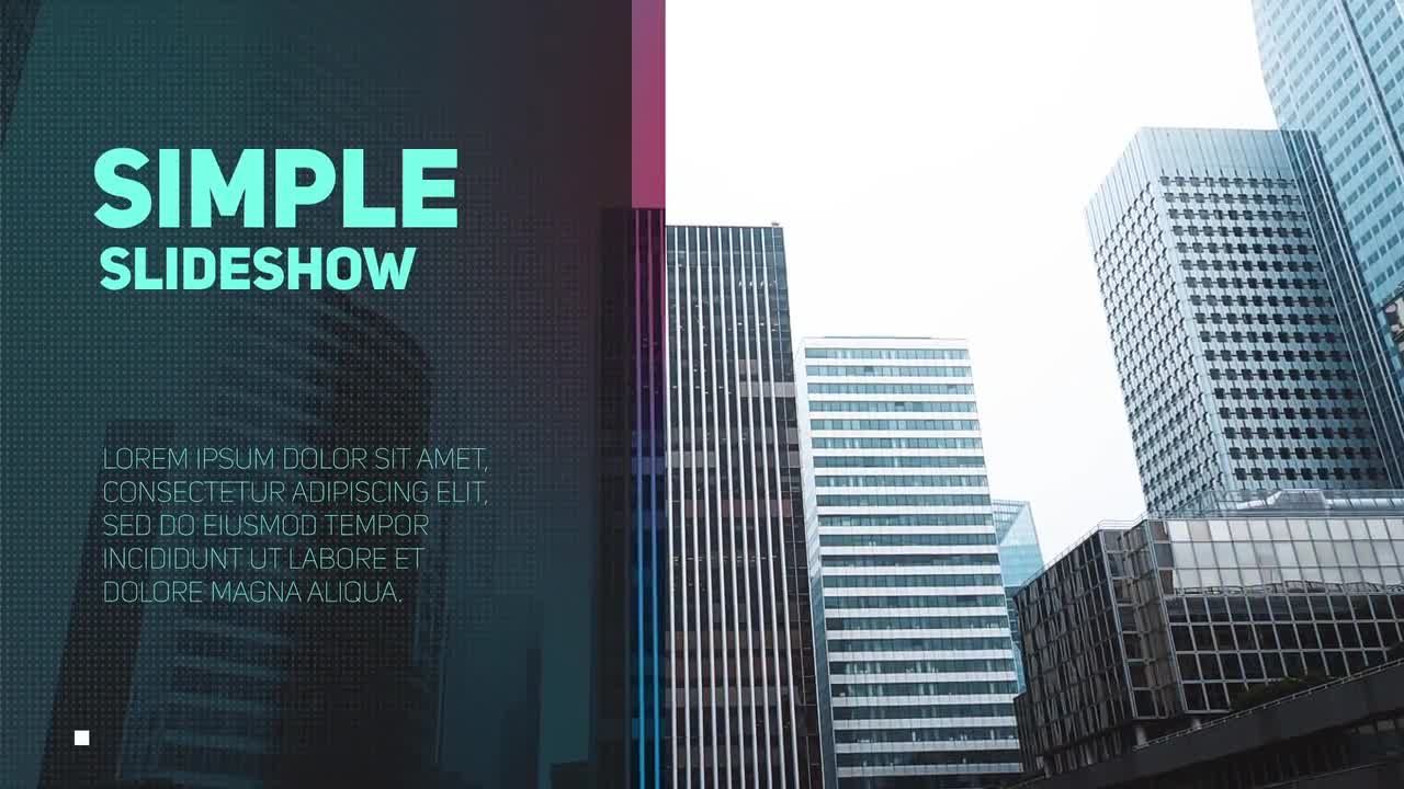 简单的企业宣传促销素材库精选AE模板