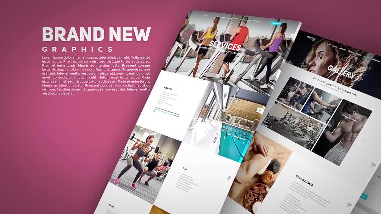 网站促销推广素材库精选AE模板