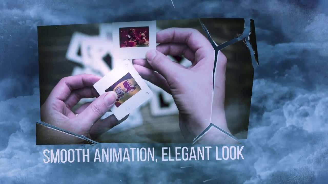 透过云层独特幻灯片素材库精选AE模板