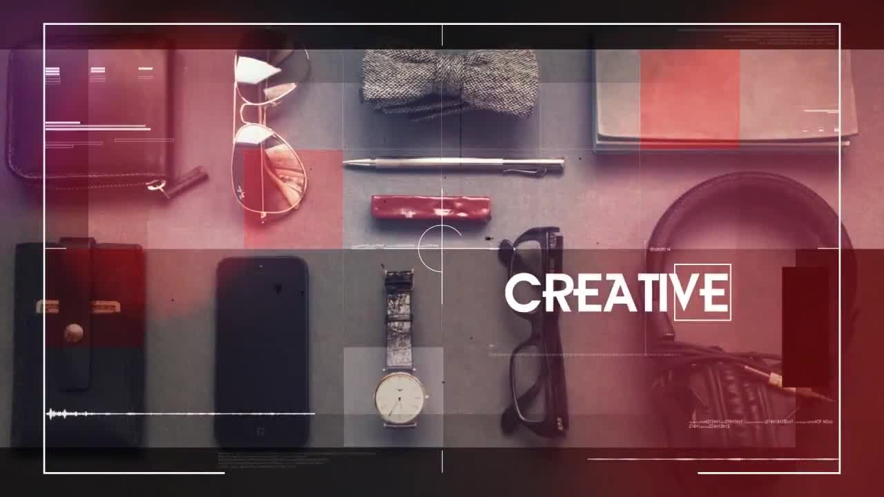 具有毛刺外观的电影宣传片素材库精选AE模板