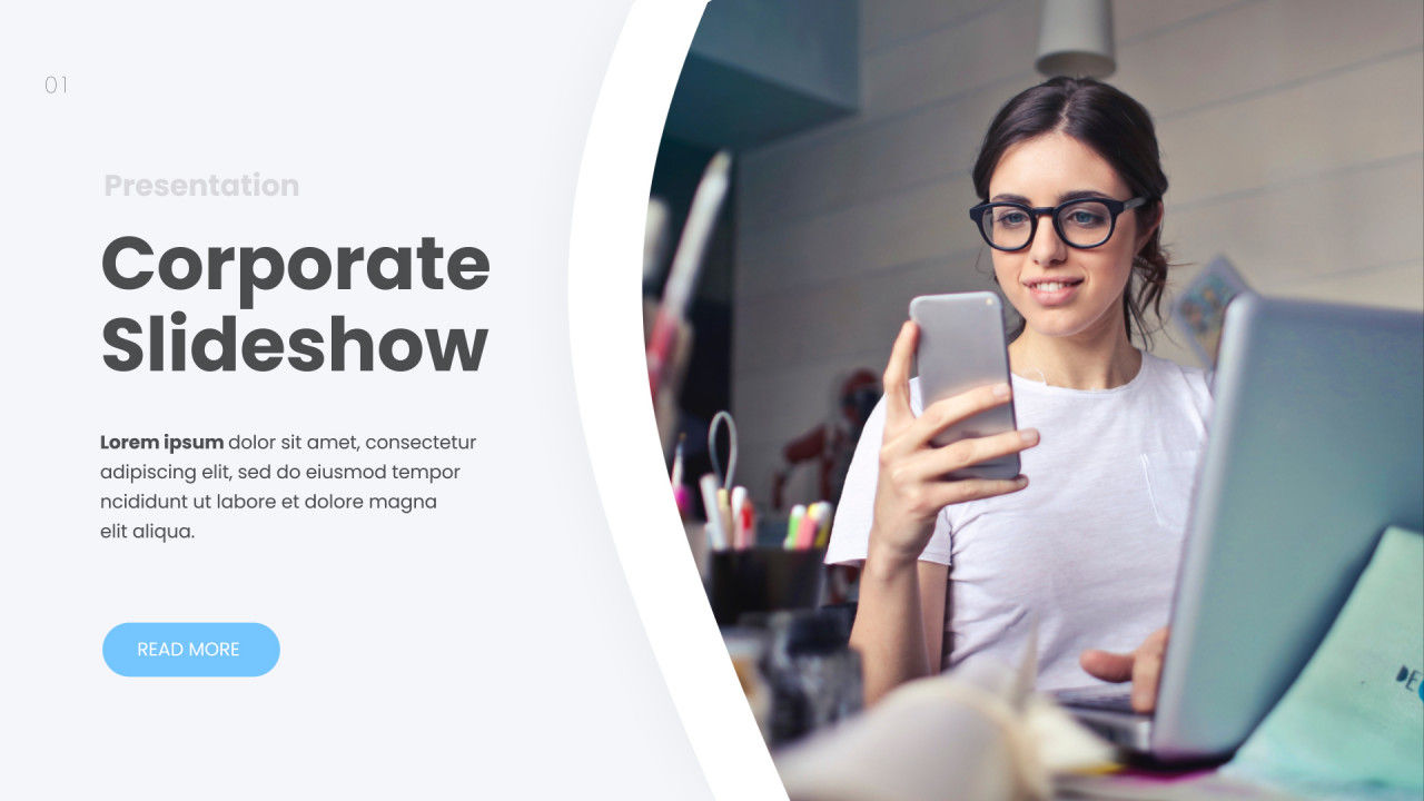 企业幻灯片放映品牌介绍素材库精选AE模板