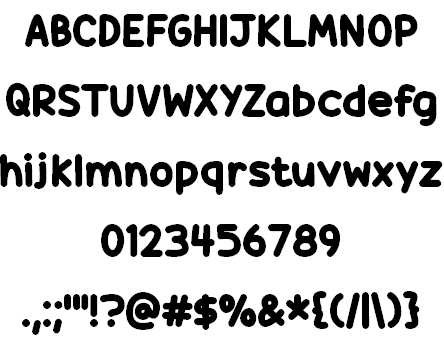 Candy Beans font插图1 Candy Beans font插图1