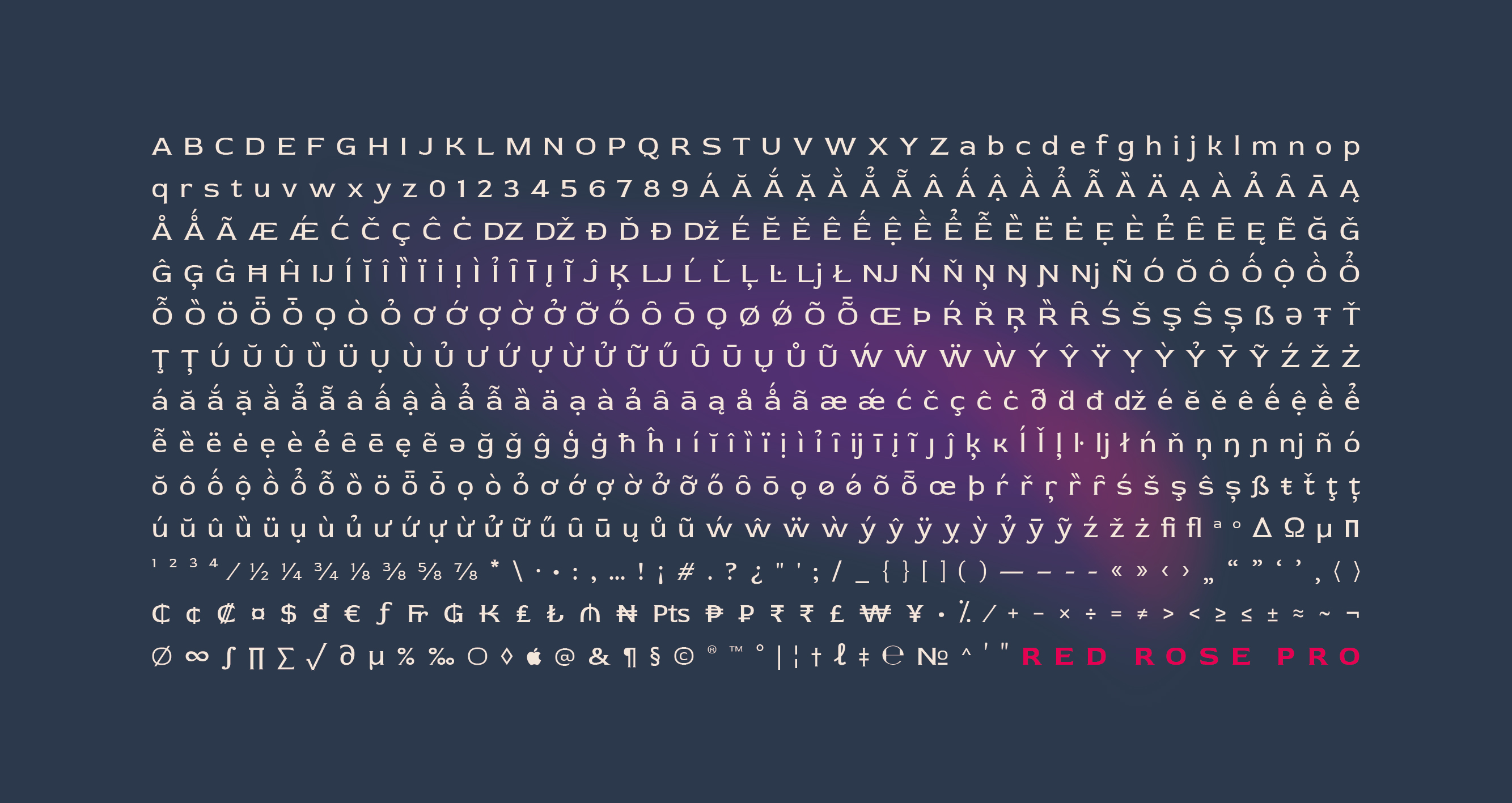 Red Rose Pro Font Family插图7