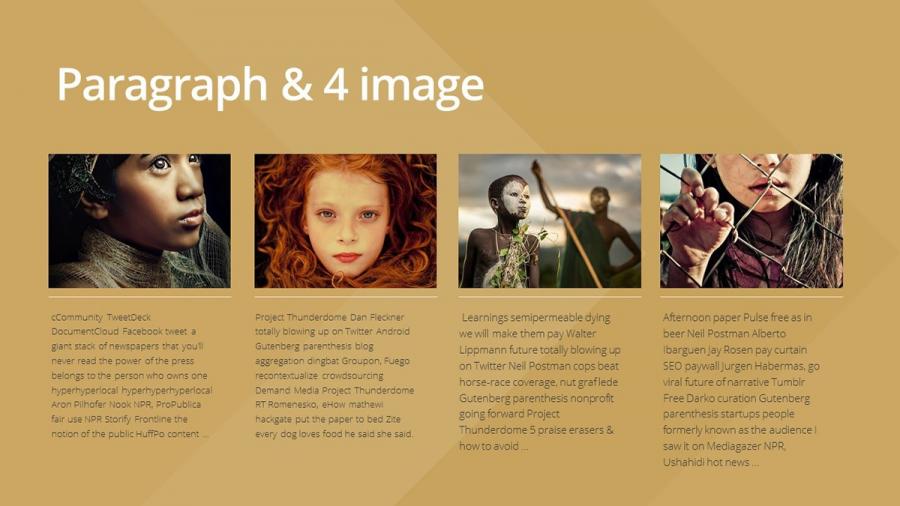 黄金配色免费PPT模板 GOLDEN Free Powerpoint Presentation [POTX]插图(6)