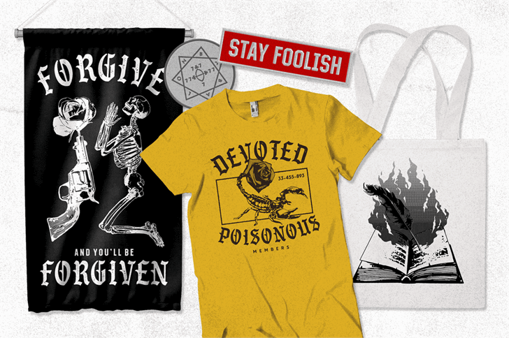 S&S GreyHood Seven font插图4