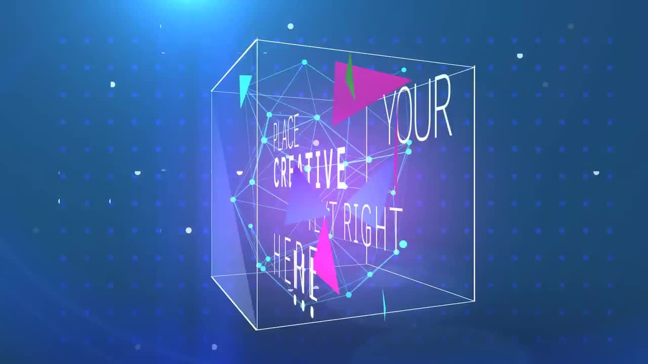 4K高清电影盒子徽标显示素材库精选AE模板