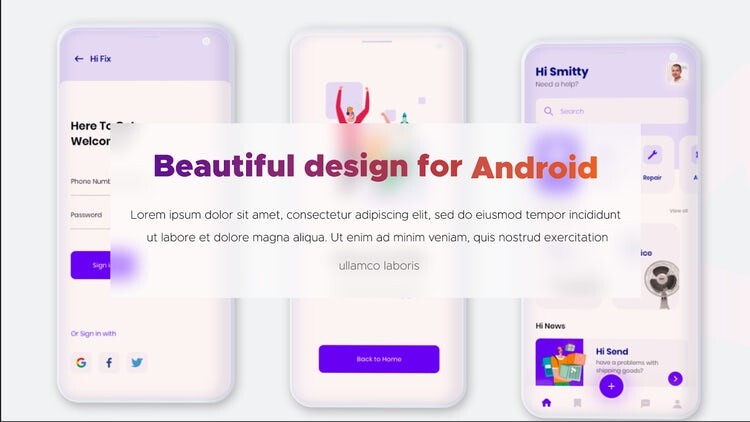 含8个预制场景的动画素材库精选AE模板