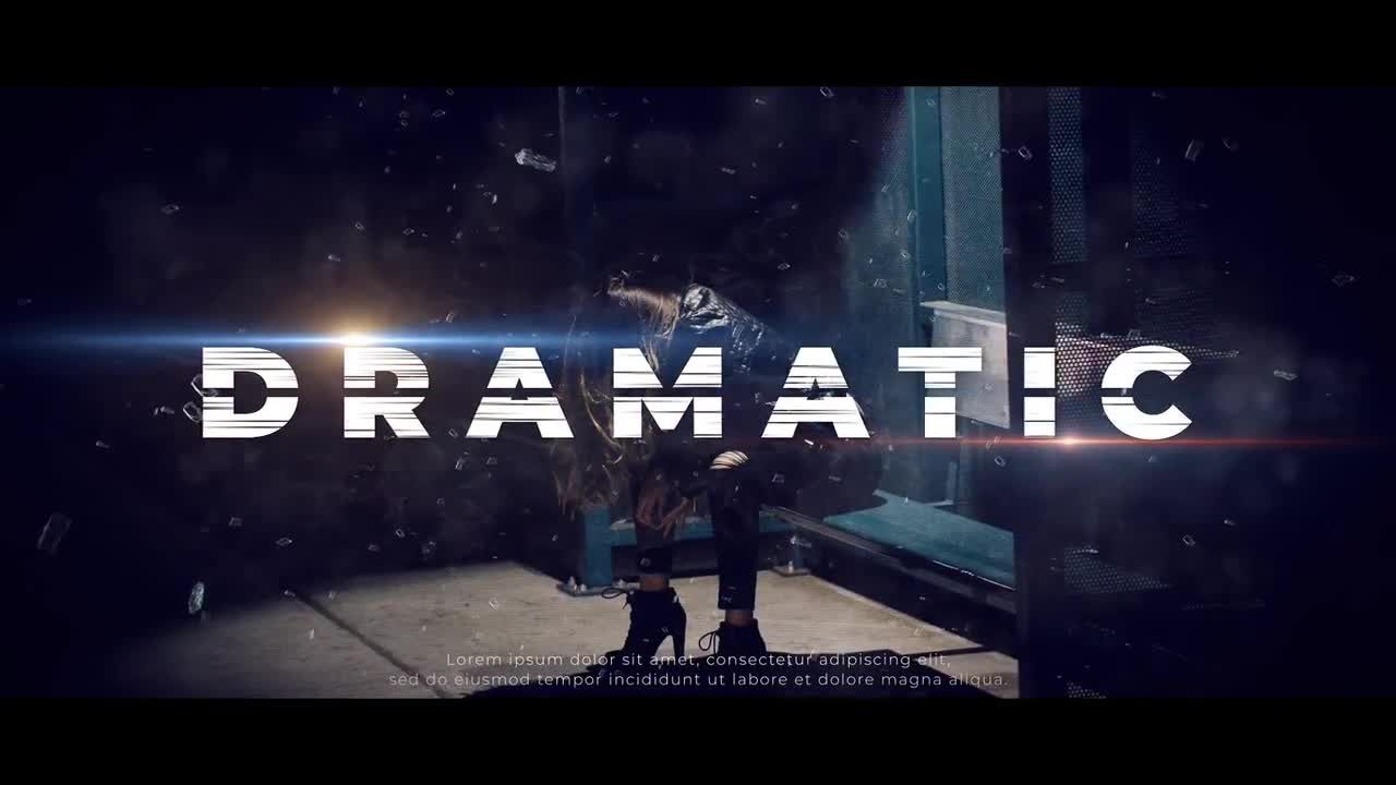 干净且带有电影效果开场素材库精选AE模板