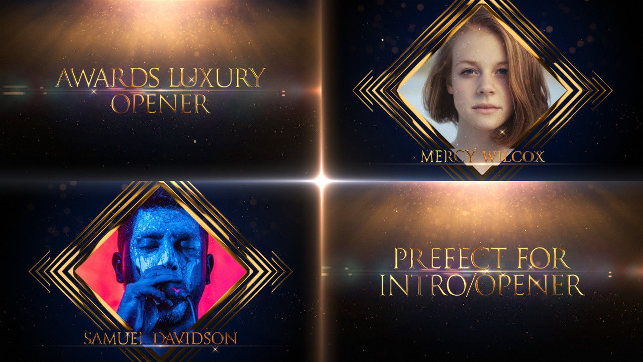 开幕式颁奖典礼素材库精选AE模板