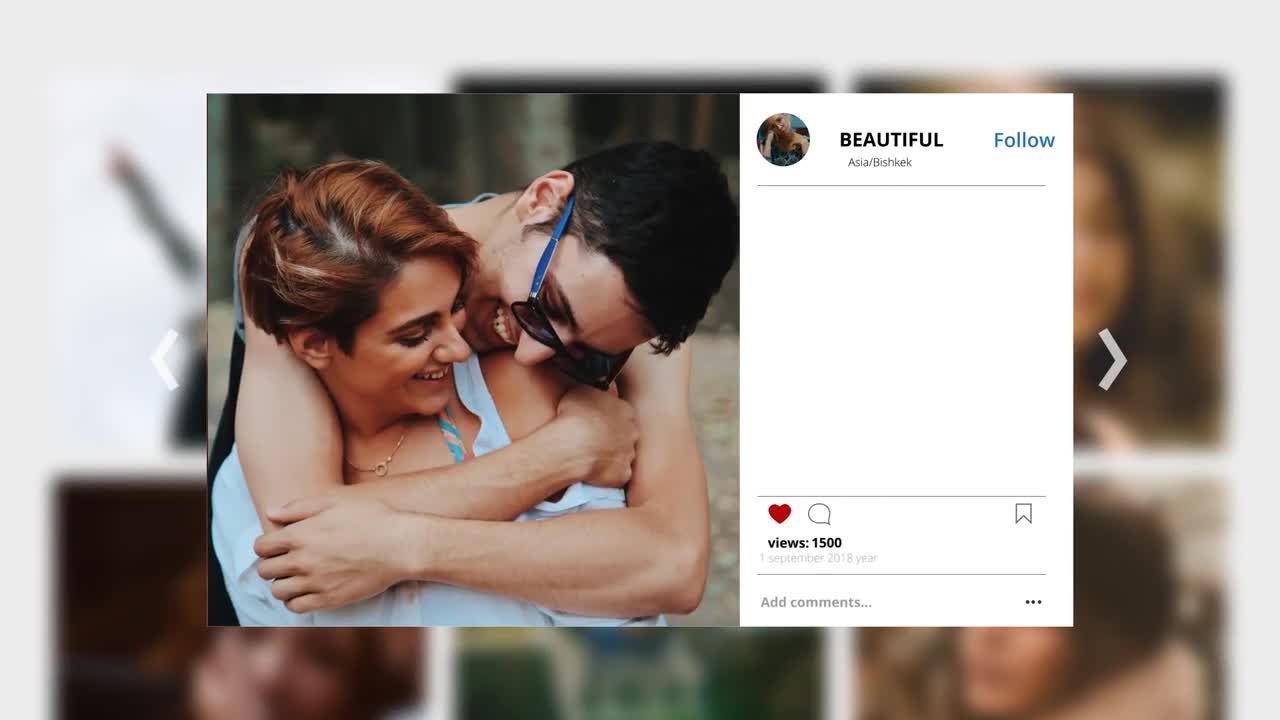 快速时尚的个人社交网站动态文本素材库精选AE模板