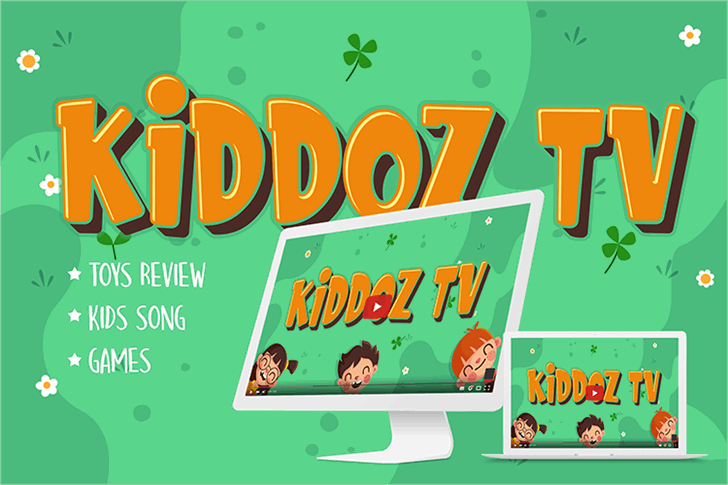 Kids Zone font插图3