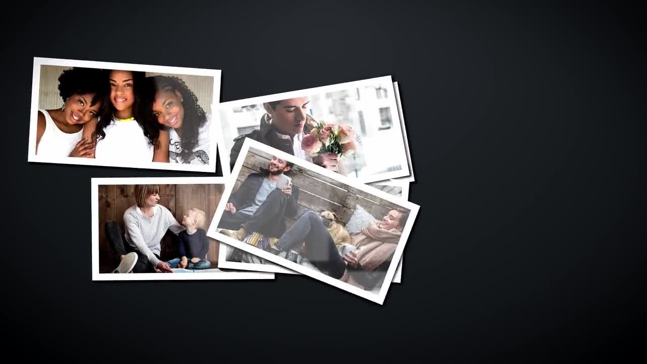 很棒的动态照片徽标显示素材库精选AE模板