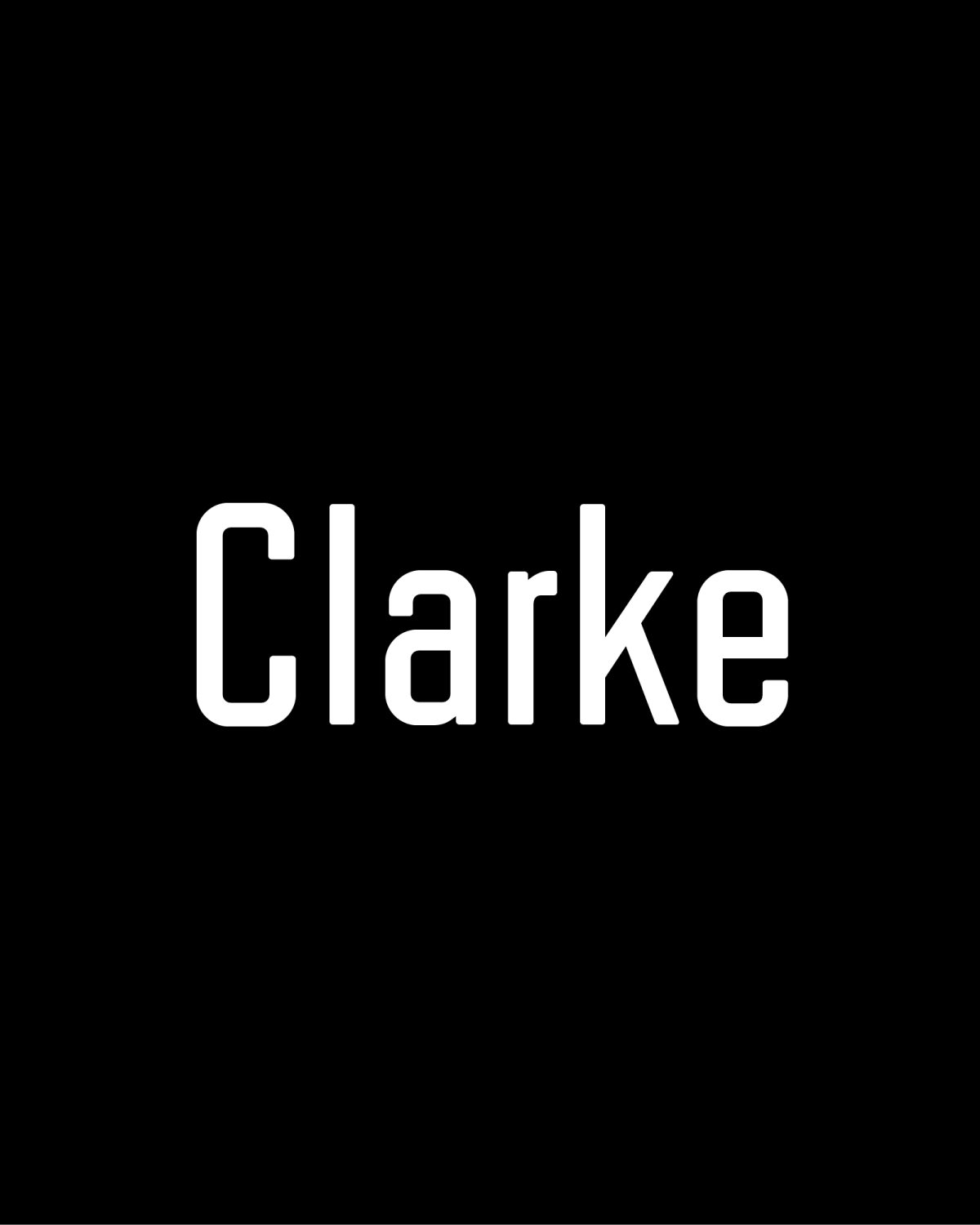 Clarke Full Family素材之家精选英文字体