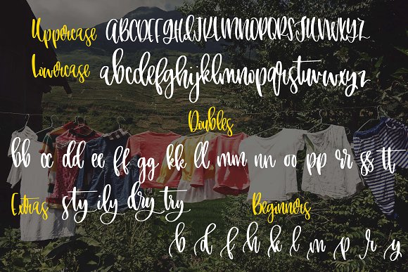 Laundry Day Font Duo插图1