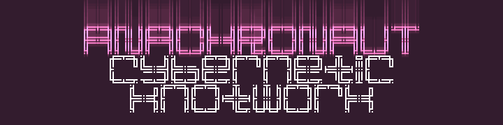 Anachronaut font插图 Anachronaut font插图