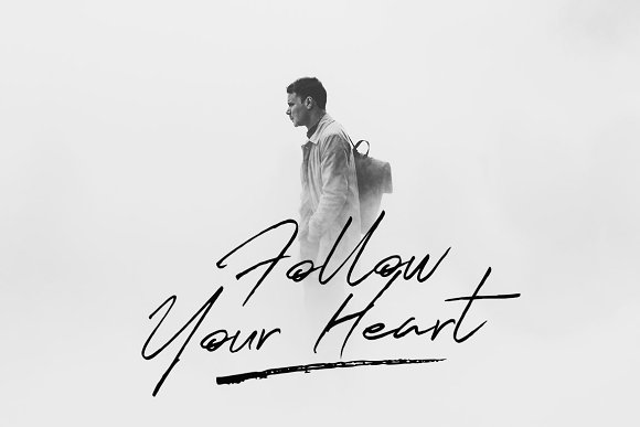 Outsmile Elegant Signature Font插图5