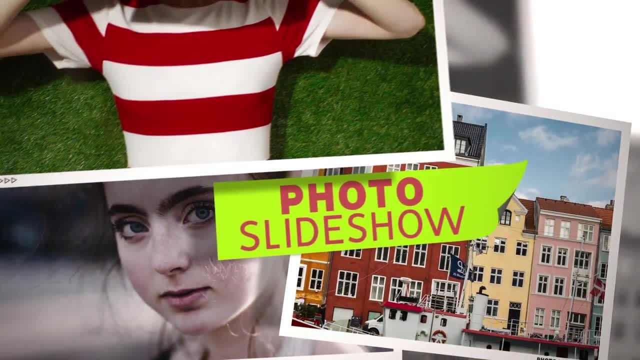 照片相册幻灯片切换ae模板