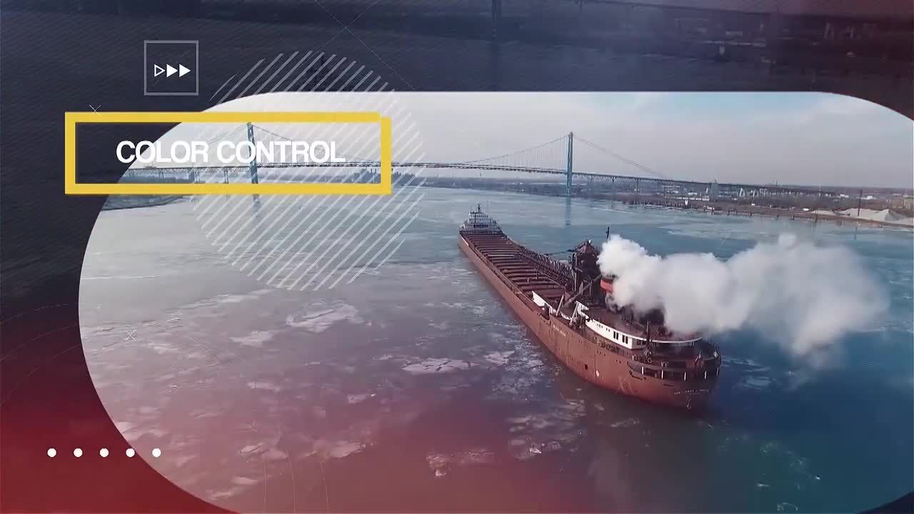 多种风格样式漏光效果展示Pr模板