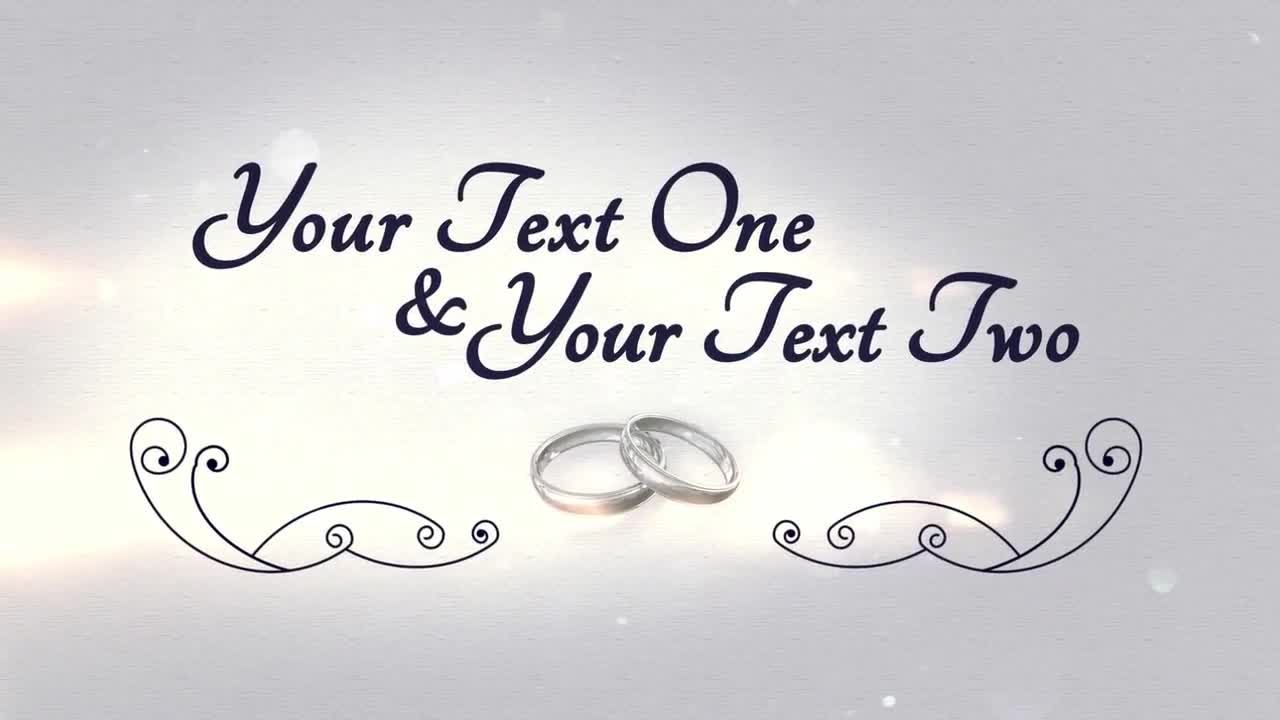 完美的婚礼照片展示素材库精选AE模板