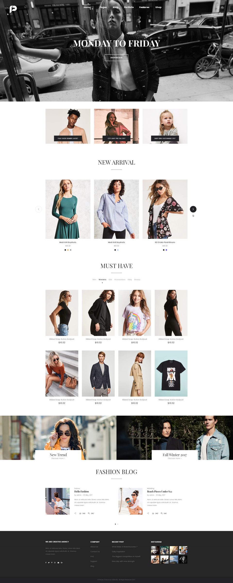 高质量网站全套 PSD 模板素材库精选 Pisces-Multi Concept PSD Template插图(30)