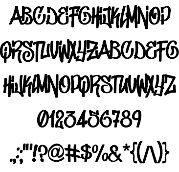 Don Graffiti font插图1 Don Graffiti font插图1