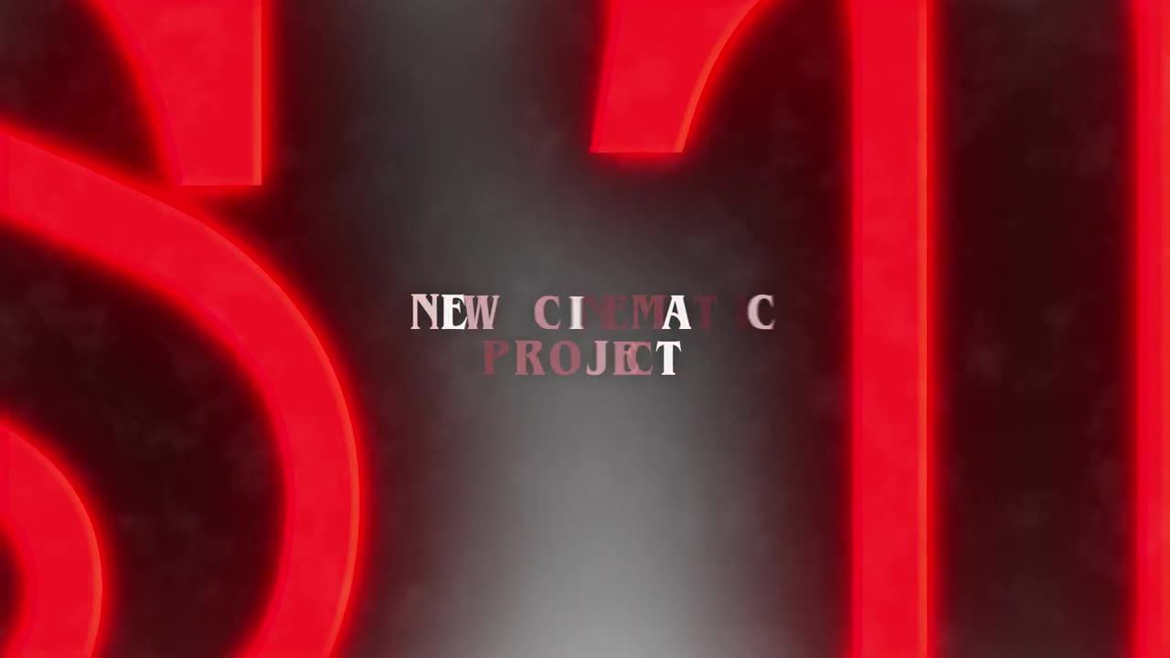 陌生人电影简介素材库精选AE模板