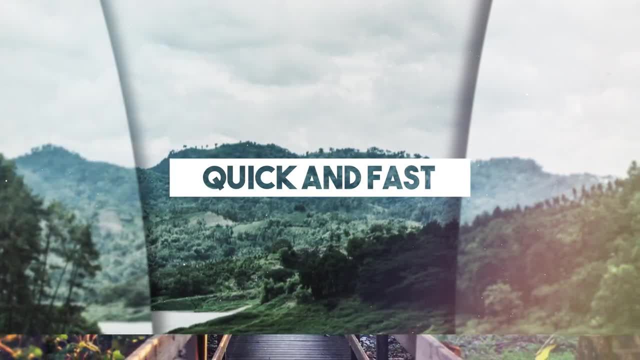 干净活力创意的节奏幻灯片素材库精选AE模板