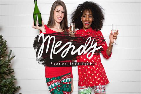 Mendy font素材之家精选英文字体