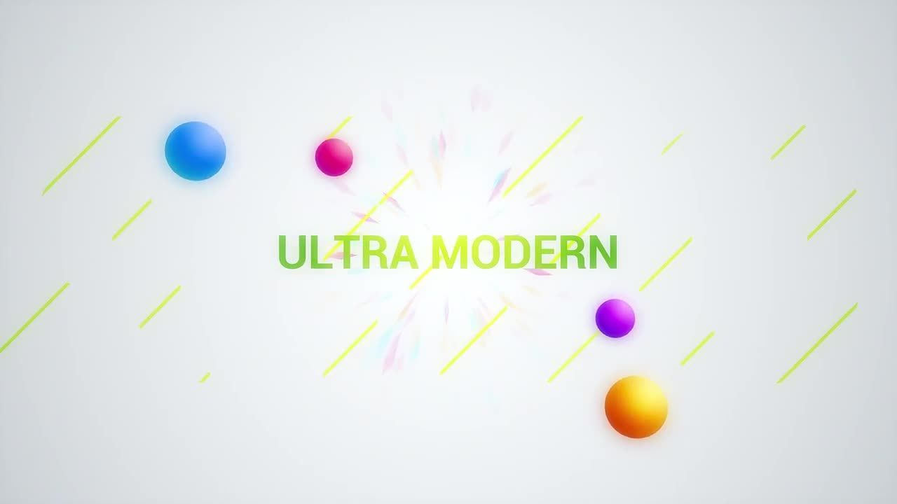 明亮精美的动画开场白素材库精选AE模板