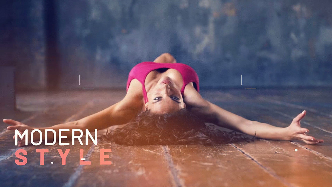 清新风格设计的故障幻灯片素材库精选AE模板