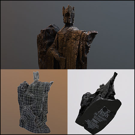 Argonath雕像装饰品素材之家精选3D模型