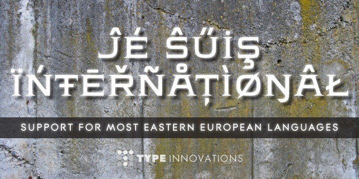 Mecanica Font Family素材之家精选英文字体