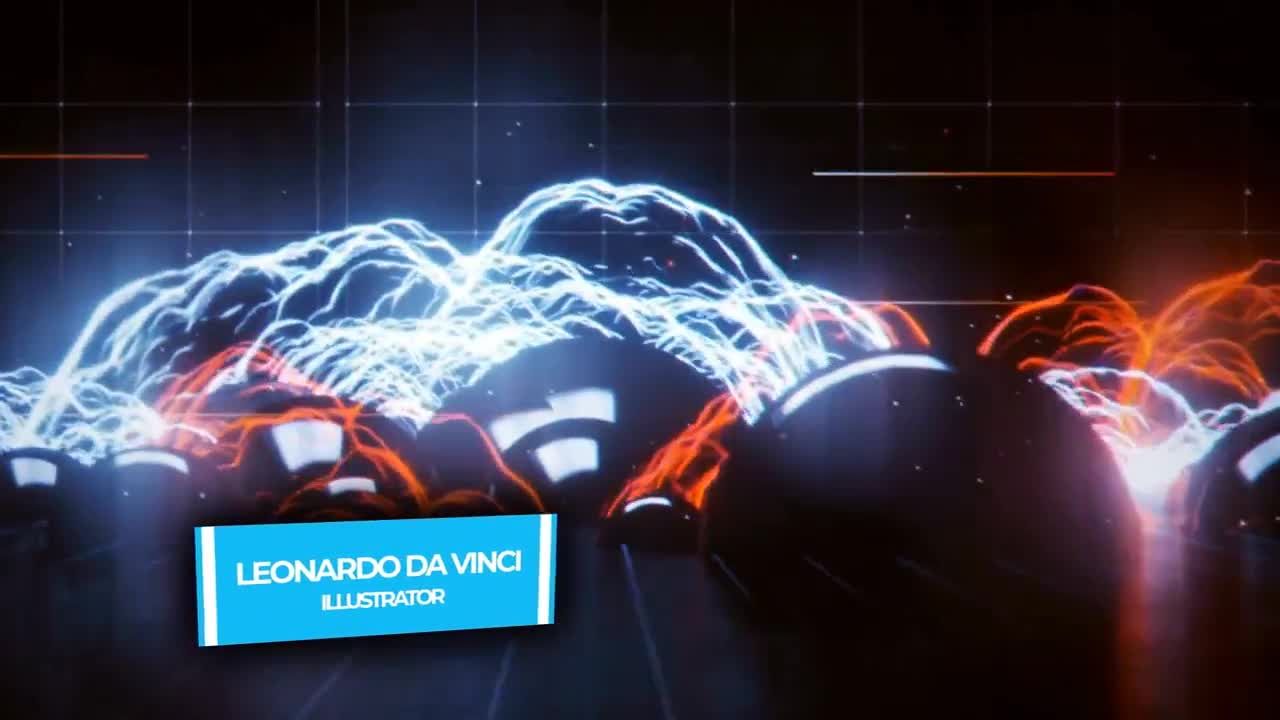 20个流畅的外观和能量动画的下三分之一素材库精选AE模板