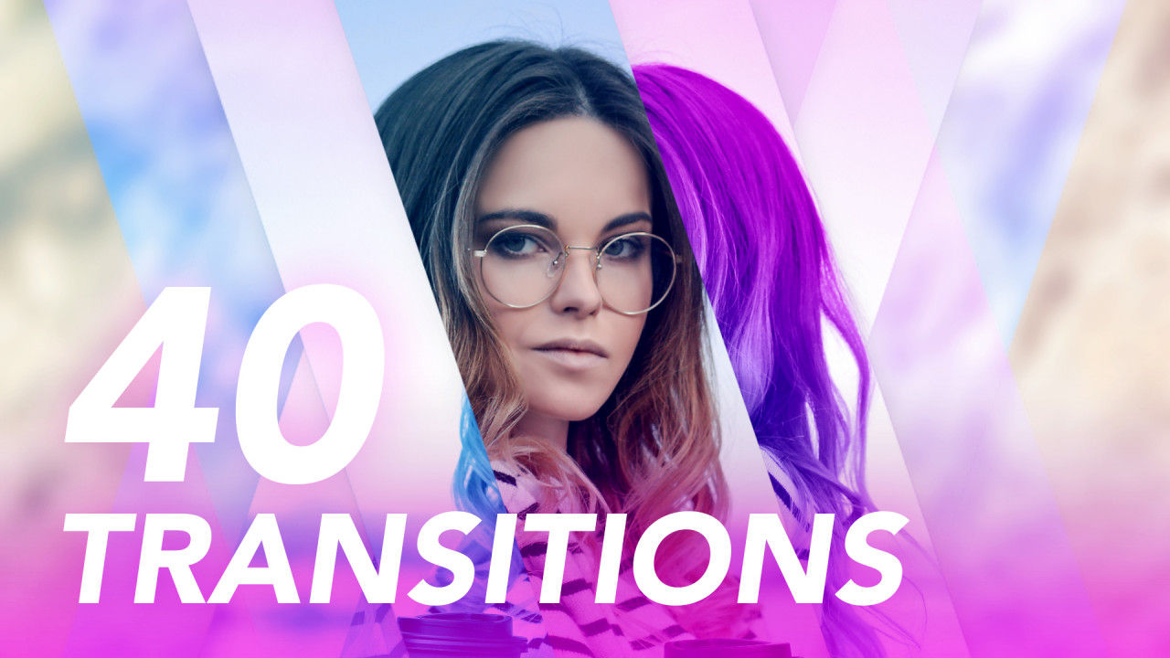 40个时尚转场过渡素材库推荐PR模板
